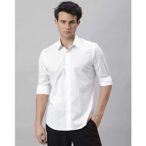 liferoads - White 100% Cotton Slim Fit Men's Casual Shirt ( Pack of 1 ) - None