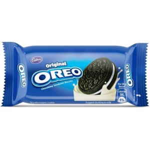 Cadbury Original Oreo Chocolatey Sandwich Biscuits 43.75G