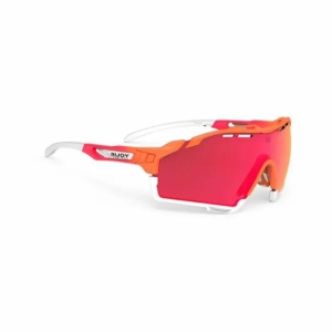 Rudy Project Cutline Sports Sunglasses-Mandarian Fade Coral C11 - Multilaser Red