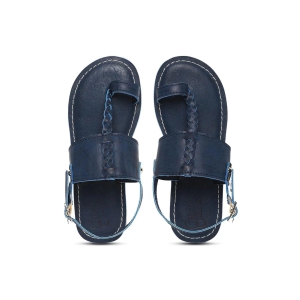 Boy Blue Braid Kohlapuri Sandal 24