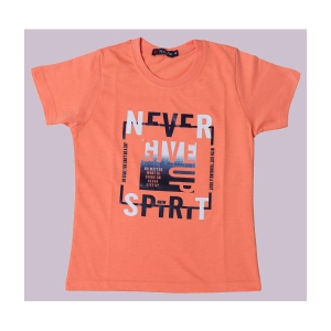 NEUVIN - Orange Cotton Boy's T-Shirt ( Pack of 1 ) - None