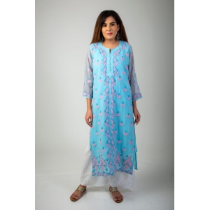 Ladies New Fashion Hand Chikankari Kurti