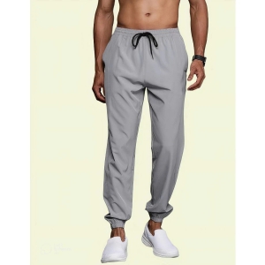 AKTIF Grey Lycra Mens Joggers ( Pack of 1 ) - None