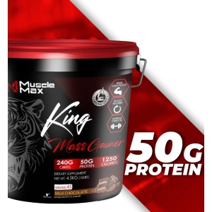 Muscle Max king mass gainer - 10LBS, 4.5KG ( CHOCOLATE FLAVOUR)