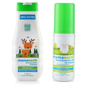 Mamaearth Natural Baby Powder 150 g ( 2 pcs )