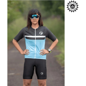 Apace Womens Cycling Jersey | Snug Fit | Breakaway | Skyfall-L