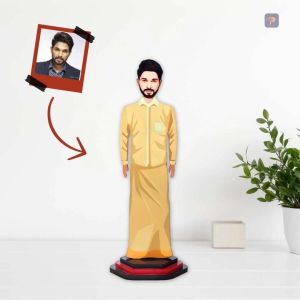 Man in Dhoti Caricature | Perfect Gift for Him