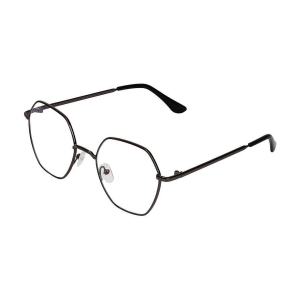 Creature Black Geometric Eyeglass Frame ( Pack of 1 )