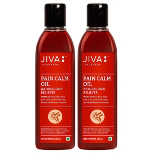 Jiva Ayurveda Pain Calm Oil - 120ml, Pack of 2