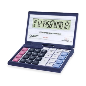 Orpat Check and Correct Desktop Calculators OT-1111 Telephone Blue