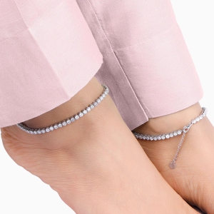 Silver Alluring Delight Anklet