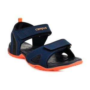 Campus - Navy Mens Floater Sandals - None