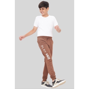 Teen Boys Casual Joggers - Brown-11-12 Years