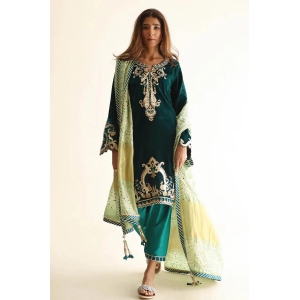 Nadia Farooqui Esmir Luxe Velvets '23 - Mehru-Shirt & Pant / ML