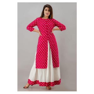 fabbibaprints-pink-high-slit-cotton-blend-womens-stitched-salwar-suit-pack-of-1-xxl