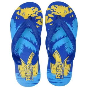 METAMORPH Blue Flip Flops - None