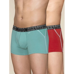 XYXX - Multicolor Cotton Mens Trunks ( Pack of 2 ) - None