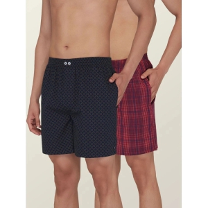 XYXX - Blue Cotton Blend Mens Boxer- ( Pack of 2 ) - None