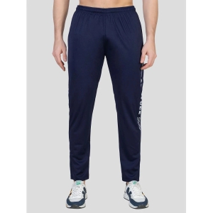 Zeffit - Navy Lycra Mens Trackpants ( Pack of 1 ) - None