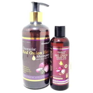 Danwin Red Onion Shampoo(300ml) And Hair Oil(100ml)