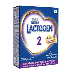 Nestle LACTOGEN 2 Follow-Up Formula Powder  After 6 Months, Stage 2, 400g Bag-in-Box Pack