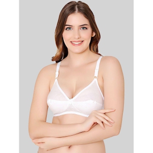 Bodycare White Cotton Blend Non Padded Womens Everyday Bra ( Pack of 1 ) - None