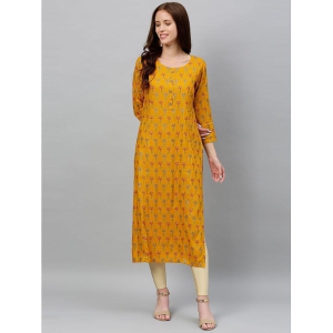 kipek-mustard-rayon-womens-straight-kurti-pack-of-1-none