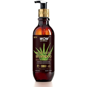 WOW Skin Science Aloe Vera Shampoo For Dry, Damaged and Frizzy Hair - 250ml