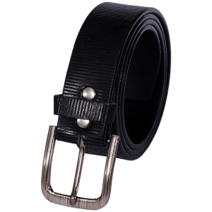 SUNTAP - Black PU Mens Formal Belt ( Pack of 1 ) - None