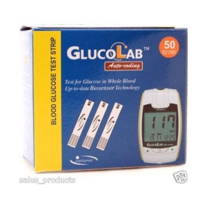 Infopia GlucoLab Glucose Strips Auto Coded BloodGlucose Strips July 2019