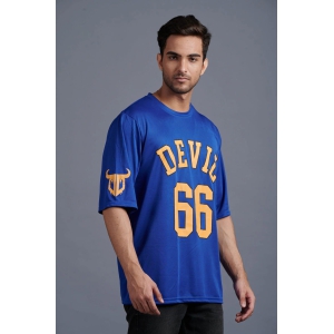 Devil Signature Jersy 66 Printed Royal & Yellow for Men