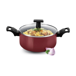 Milton Granito Biryani Pot Aluminium Non-Stick Pot ( Pack of 1 ) - Grey