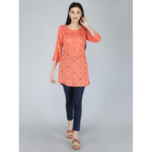 jc4u-peach-rayon-womens-straight-kurti-pack-of-1-none