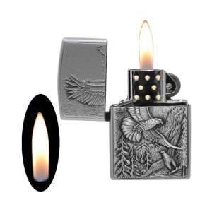 SJ Aluminium Cigarette Lighter - Silver