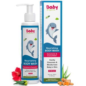 BabyOrgano Gentle Baby Body Wash | Cleanses and Moisturizes Skin | Restores The Normal pH Balance | 100% Ayurvedic