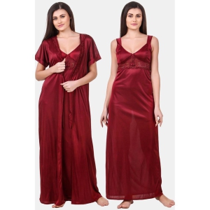 fasense-maroon-satin-womens-nightwear-nighty-night-gowns-pack-of-2-none