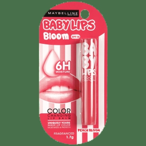 Maybelline New York Baby Lips Colour Changing Lip Balm, 1.7 G Peach Bloom