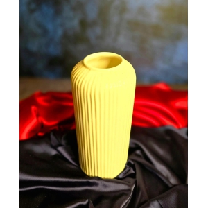 BIG WHITE VASE-10X4.2X4.2 / WHITE / CERAMIC