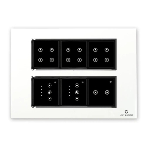 L&G 12M Module Smart Switch Board Online | Designed Using German Technology (Size: 12M - 220 X 160 X 45 Mm)-White