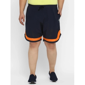 YUUKI - Navy Polyester Mens Shorts ( Pack of 1 ) - None