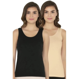 Amante Cotton Tanks - Multi Color Pack of 2 - M