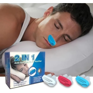 Anti-Snoring Device-2 in 1 Nose Vents Plugs Snore Stopper with Air Purifying Filter