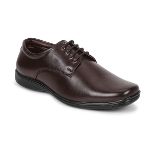 UrbanMark - Brown Mens Derby Formal Shoes - None