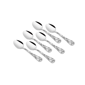 Montavo by FnS Vigo Stainless Steel Tea Spoon (Set of 6)