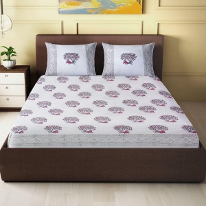 Madhya Pradesh Tribal Motif -Block Printed King Size Double Bed Sheet