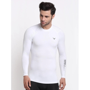 Invincible Men’s Ghost Compression Tee-White / 3XL