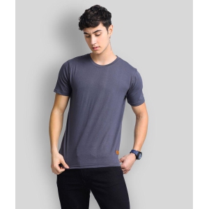 Paul Street - Grey Cotton Blend Slim Fit  Men's T-Shirt ( Pack of 1 ) - None