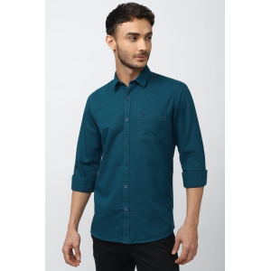 men-navy-slim-fit-solid-full-sleeves-casual-shirt