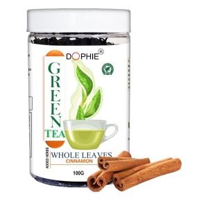 Dophie Cinnamon Green tea  Whole leaves 100 g