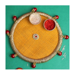 Ros - Pooja Thali ( Pack of 2 )